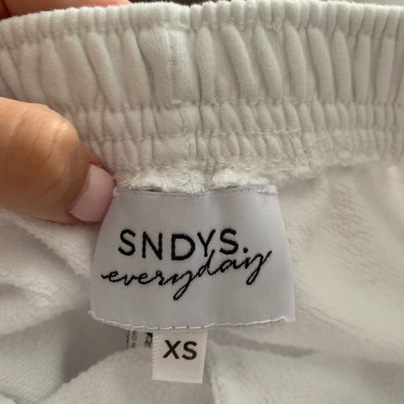 SNDY’S High Rise White Sweats Revolve - Picture 3 of 4